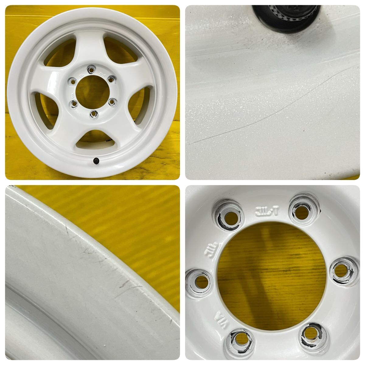 JDM Rare 4x4 Engineering BRADLEY V 16x8J ±0 139.7/6-hole with back cove (No Tires) - Image 8