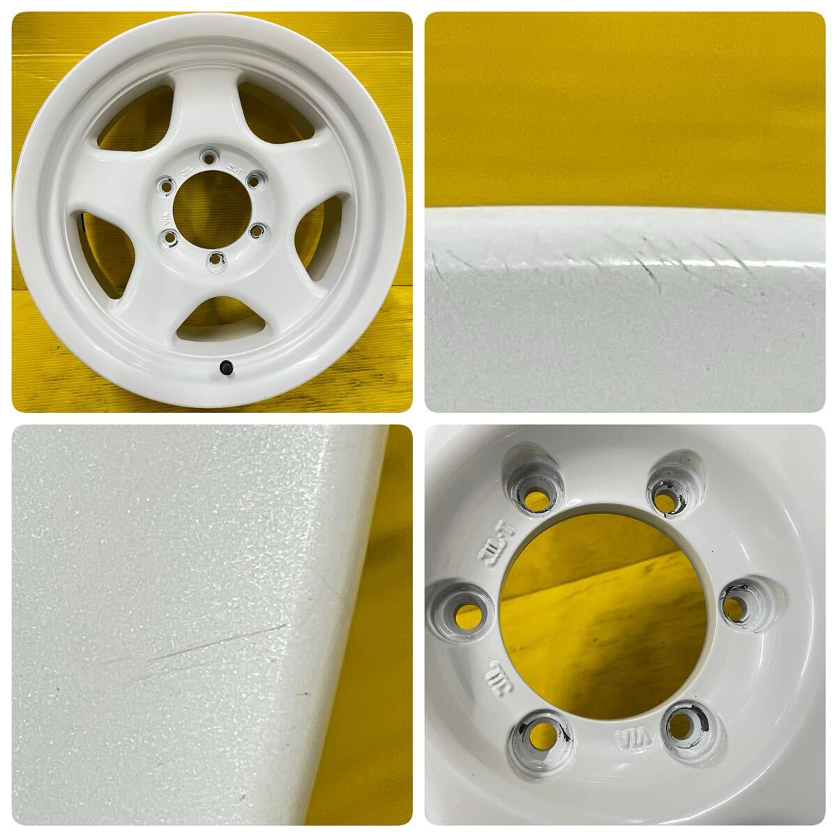 JDM Rare 4x4 Engineering BRADLEY V 16x8J ±0 139.7/6-hole with back cove (No Tires) - Image 9
