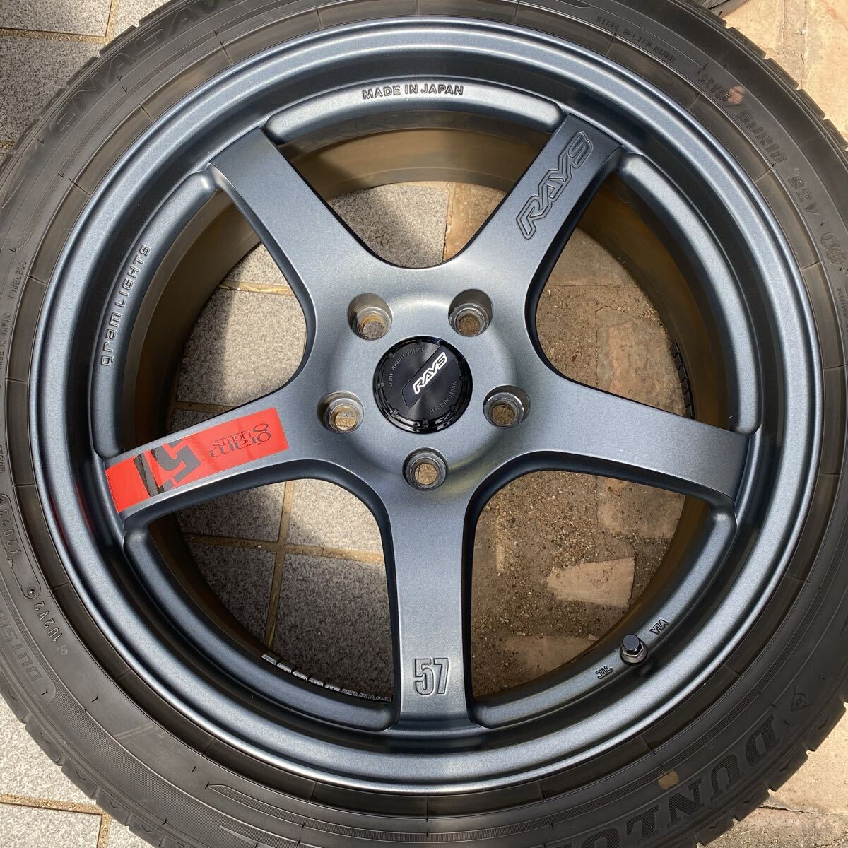 JDM RAYS gramLIGHTS Gravillage Its 57CR 18-inch PCD 114.3 5H G2 PCD114 (No Tires) - Image 4