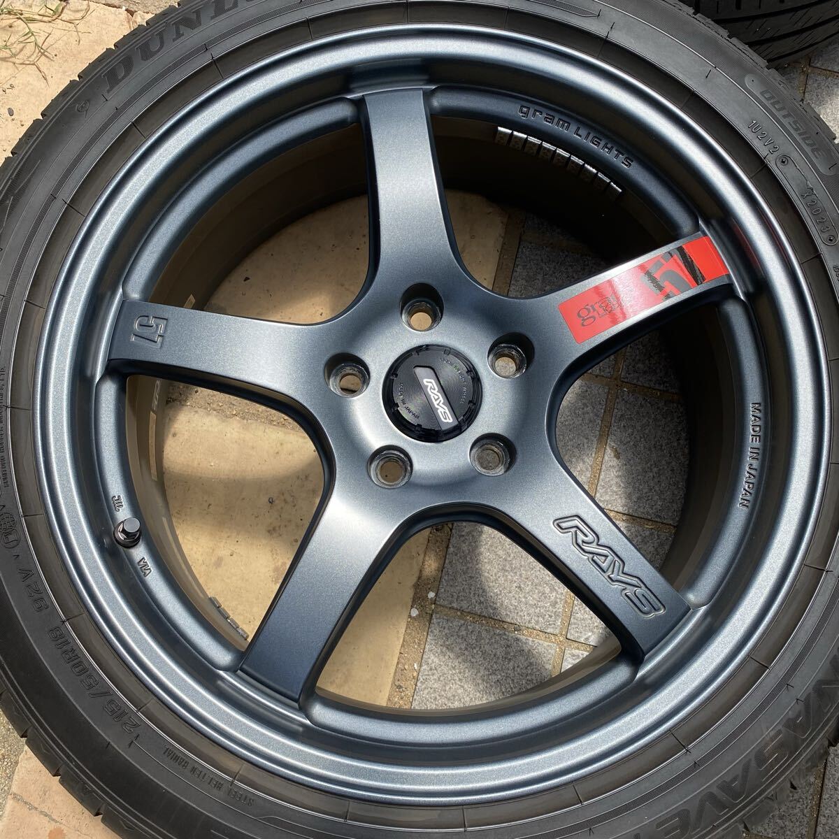 JDM RAYS gramLIGHTS Gravillage Its 57CR 18-inch PCD 114.3 5H G2 PCD114 (No Tires) - Image 5