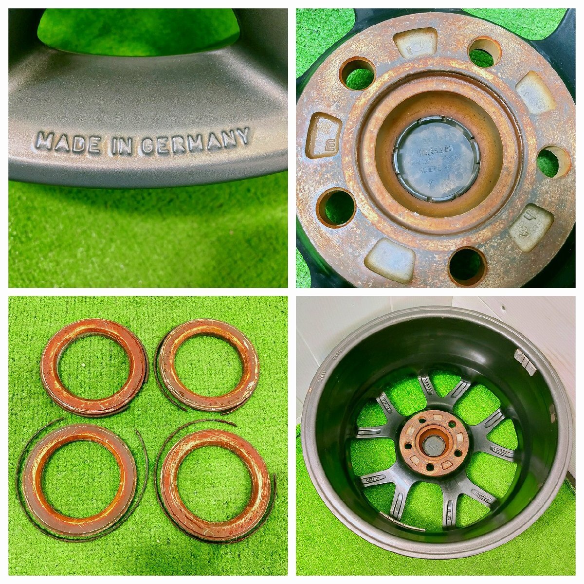 JDM BBS SR011 MADE IN GERMANY 16x7J +48 5-hole 112 Used Aluminum Whee (No Tires) - Image 8