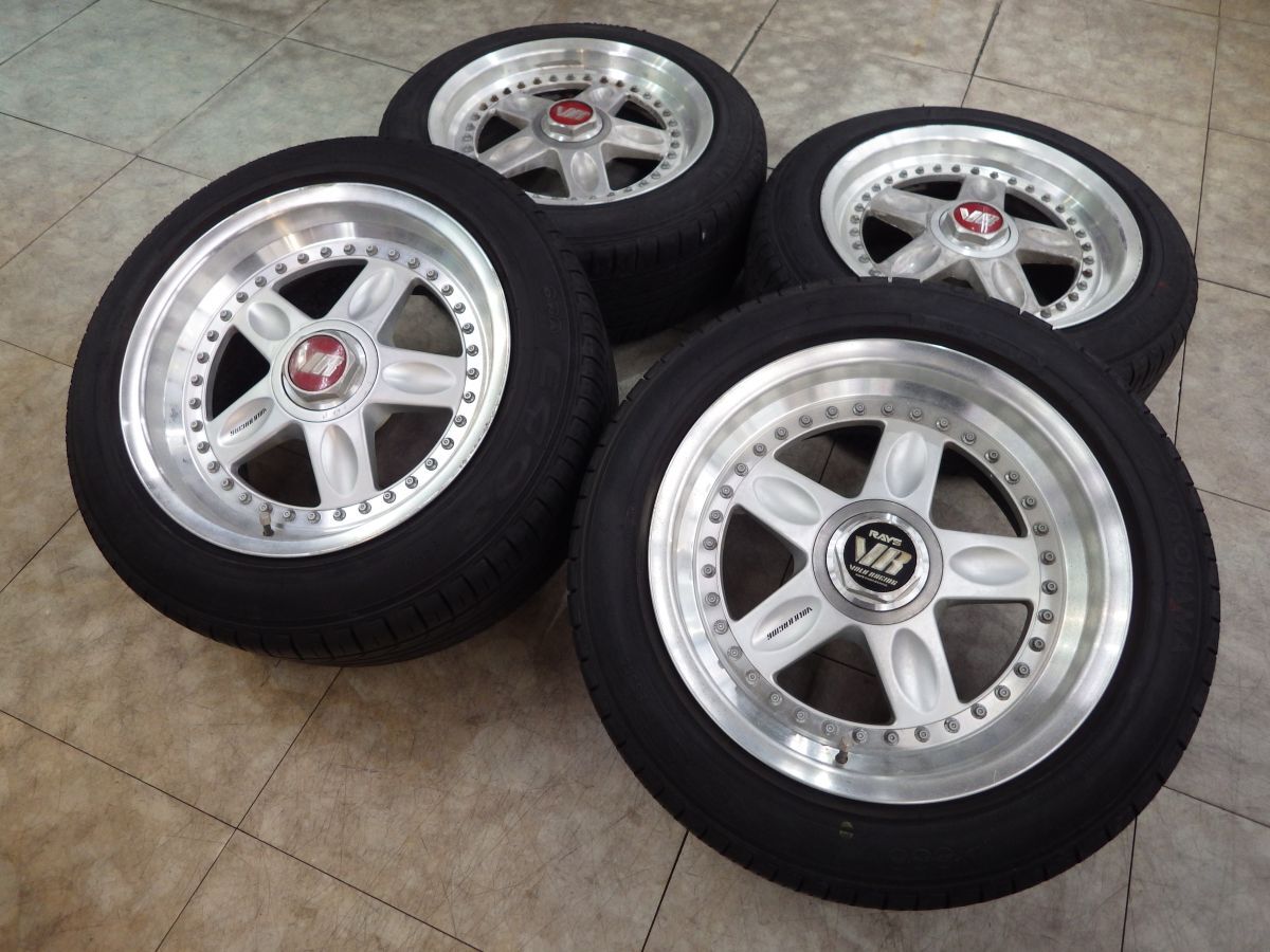 JDM RAYS VR GR-C 4Wheels 16x8+25 9+38 5x114.3 GTR (No Tires)