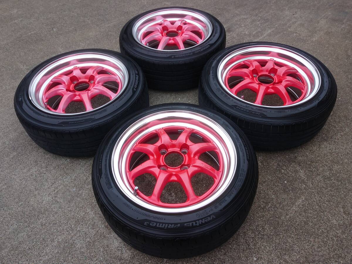 JDM Rare out-of-print size ENKEI Jspeed J SPEED 14x6.5J OFF+42 4H PCD10 (No Tires) - Image 2