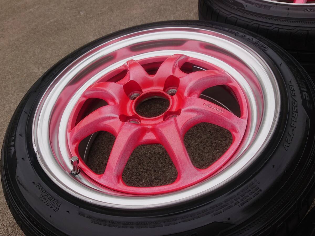 JDM Rare out-of-print size ENKEI Jspeed J SPEED 14x6.5J OFF+42 4H PCD10 (No Tires) - Image 3