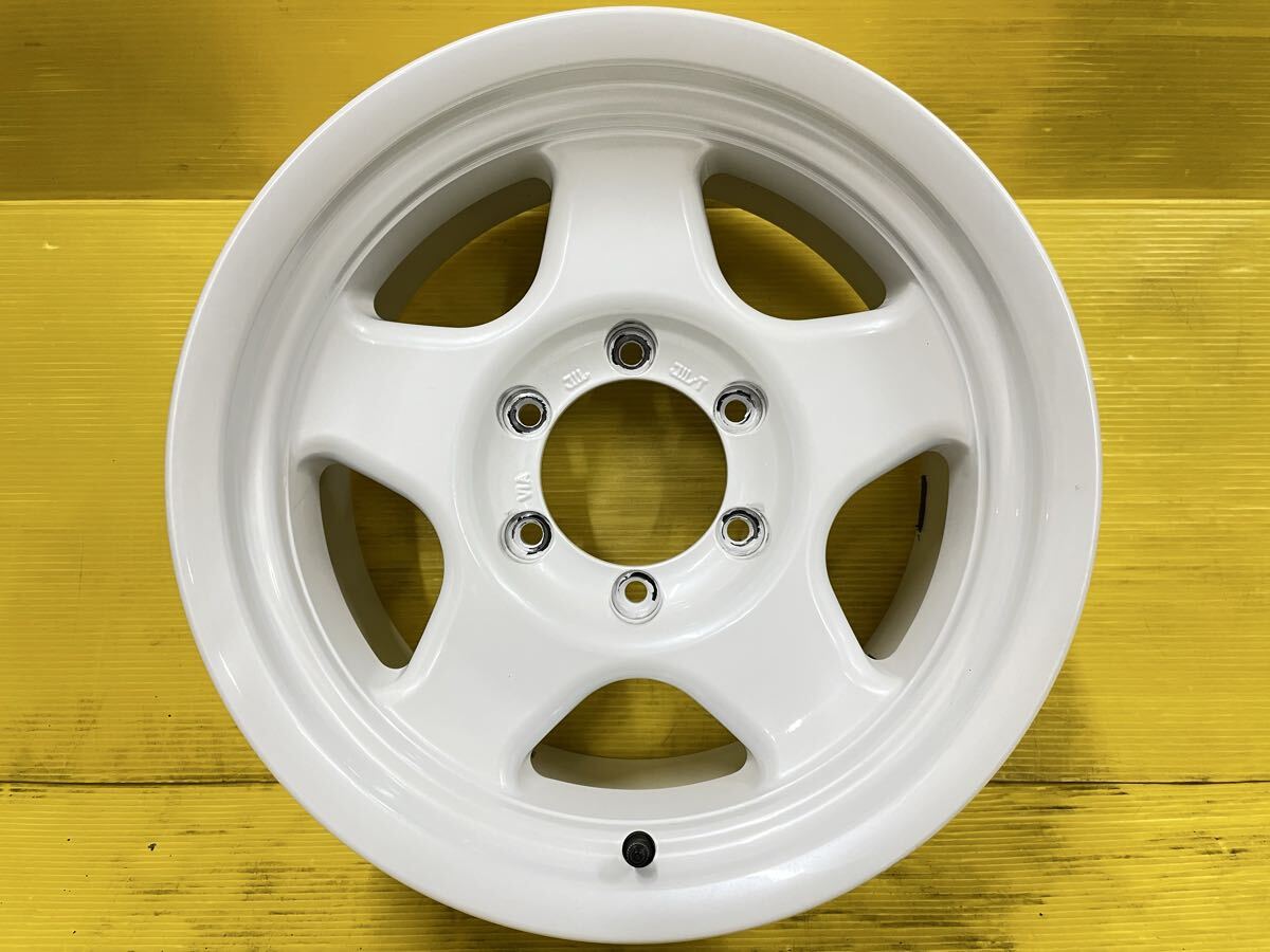 JDM Rare 4x4 Engineering BRADLEY V 16x8J ±0 139.7/6-hole with back cove (No Tires) - Image 3