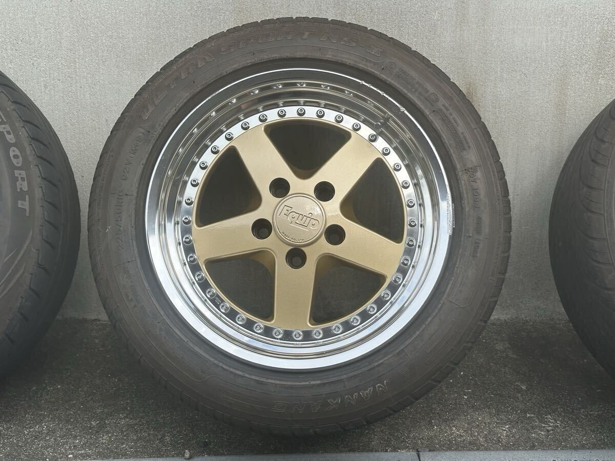JDM WORK EQUIP05 168j+35 9j+35 PCD114.3 5H Rare WORK Equip 05 wheels f (No Tires) - Image 3