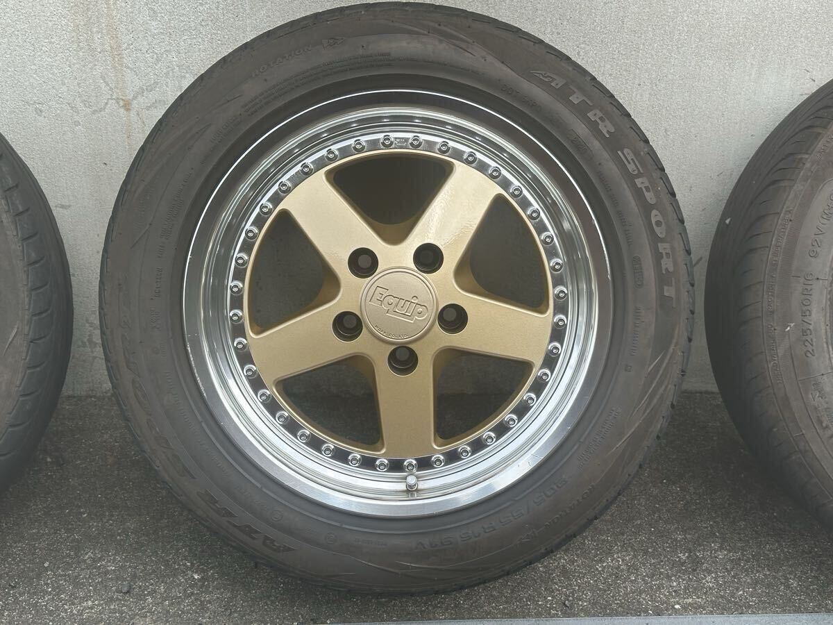 JDM WORK EQUIP05 168j+35 9j+35 PCD114.3 5H Rare WORK Equip 05 wheels f (No Tires) - Image 5