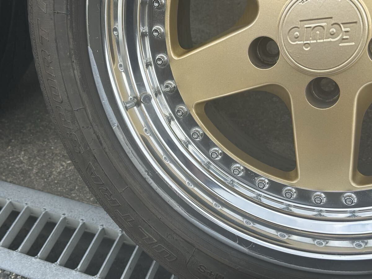 JDM WORK EQUIP05 168j+35 9j+35 PCD114.3 5H Rare WORK Equip 05 wheels f (No Tires) - Image 10