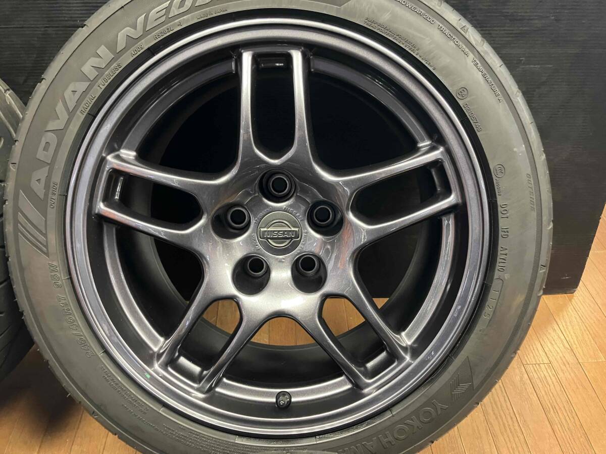 JDM RareForging R33 Skyline GT-R Genuine 17-inch wheels 9J+30 5H114.3N (No Tires) - Image 5