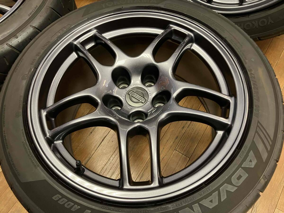 JDM RareForging R33 Skyline GT-R Genuine 17-inch wheels 9J+30 5H114.3N (No Tires) - Image 6
