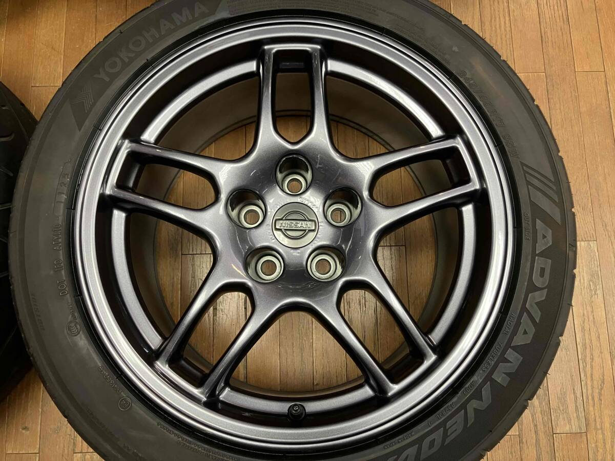 JDM RareForging R33 Skyline GT-R Genuine 17-inch wheels 9J+30 5H114.3N (No Tires) - Image 2