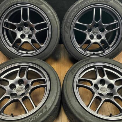 JDM RareForging R33 Skyline GT-R Genuine 17-inch wheels 9J+30 5H114.3N (No Tires)