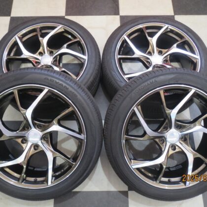 JDM FORGED RAYS VERSUS VMF C-01 2040 Alphard 8.5J +45 5H120 Used 2012 (No Tires)