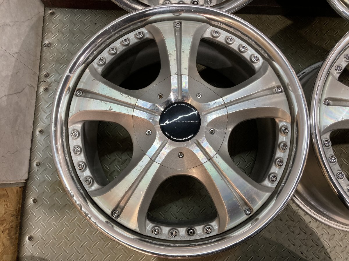 JDM SSR Speedstar VIENNA COURAGE 184-Wheel Set 9.5J 5HPCD150 +50 Land Cruise (No Tires) - Image 4