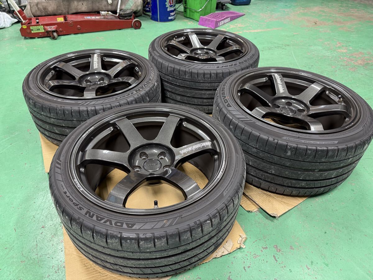 JDM RAYS TE37 saga s-plus 5-hole PCD112 19-inch tire and wheel set. Us (No Tires) - Image 6