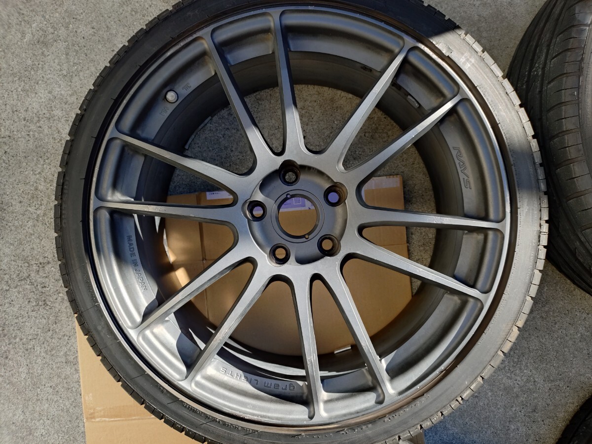 JDM RAYS gram LIGHTS 57Xtreme MF 19x8.5J +45 5-hole PCD114.3 Tire Wheel (No Tires) - Image 5