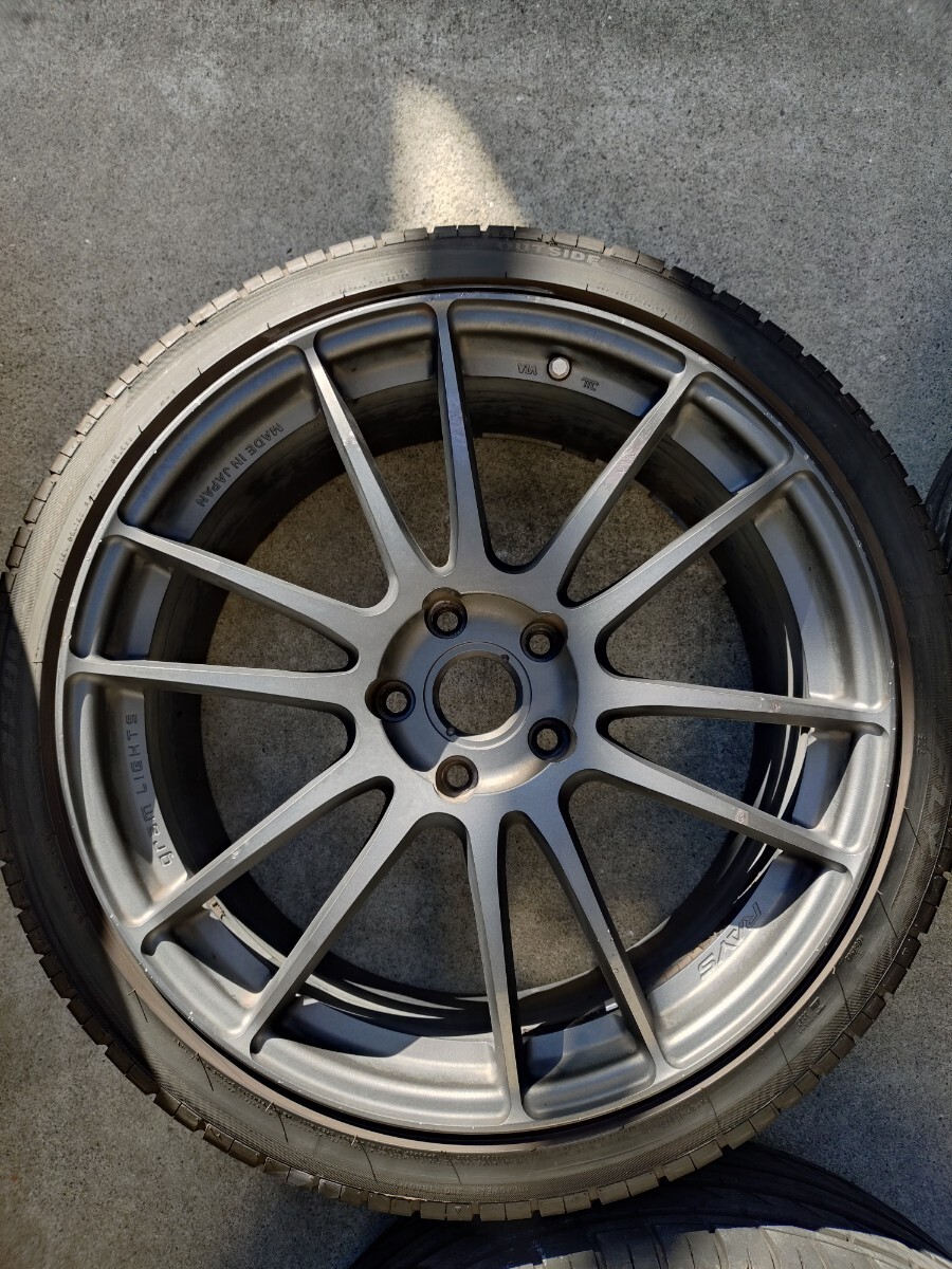 JDM RAYS gram LIGHTS 57Xtreme MF 19x8.5J +45 5-hole PCD114.3 Tire Wheel (No Tires) - Image 4