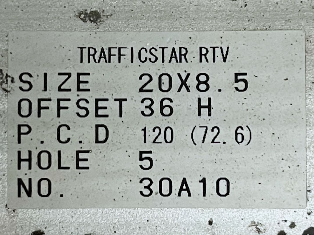JDM Luxury 3-piece Trafficstar RTVPCD120 BMW etc. (No Tires) - Image 2