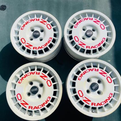 JDM Rare OZ Rally Racing 15114.3 4-hole 4-Wheel Set (No Tires)