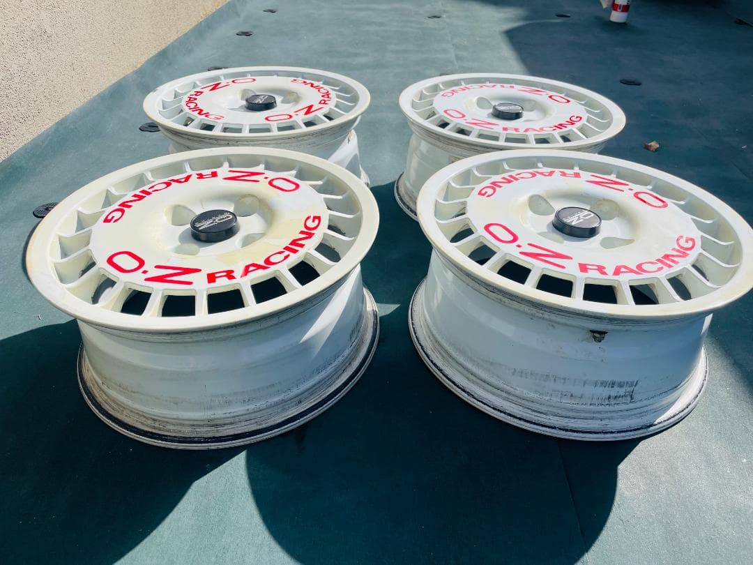 JDM Rare OZ Rally Racing 15114.3 4-hole 4-Wheel Set (No Tires) - Image 2