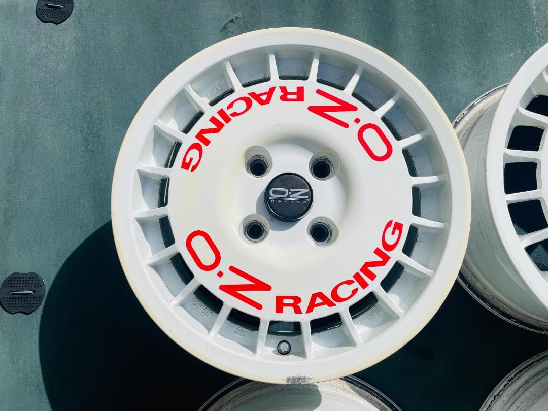 JDM Rare OZ Rally Racing 15114.3 4-hole 4-Wheel Set (No Tires) - Image 3