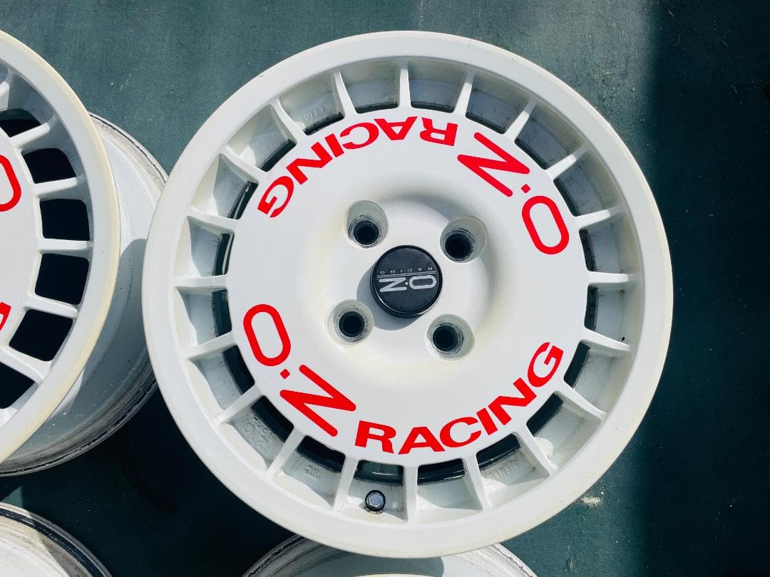JDM Rare OZ Rally Racing 15114.3 4-hole 4-Wheel Set (No Tires) - Image 4