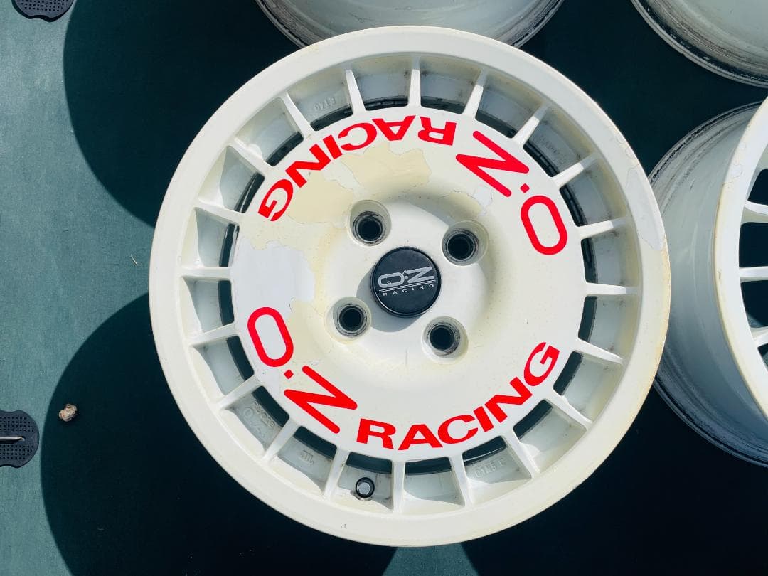 JDM Rare OZ Rally Racing 15114.3 4-hole 4-Wheel Set (No Tires) - Image 5