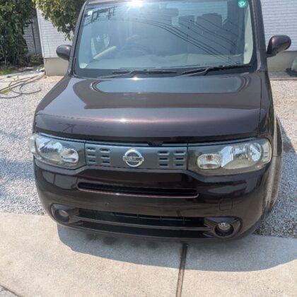 JDM Nissan Cube Z12 with BLITZcar adjustable suspension for lowered su (No Tires)