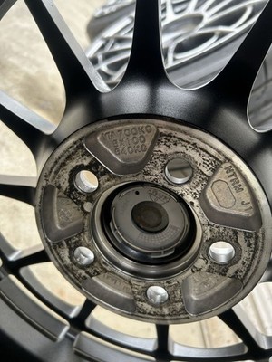 JDM Enkei 18-inch NT03RR PCD100 9J +40 4-Wheel Set Used for 1 month Hyper Si (No Tires) - Image 9