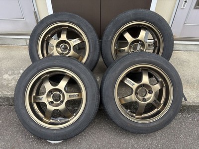 JDM RAYS Bronze TE37 CUP PCD100 +35 Volk Racing br RAYS (No Tires)