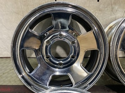 JDM RareMAZDA Proceed Genuine Steel/Iron Wheels 154-Wheel Set 6J6HPCD139.7+3 (No Tires) - Image 5