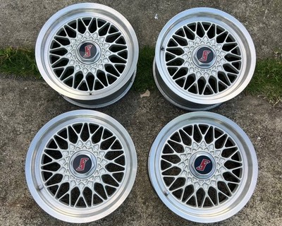 JDM Rare discontinued R31 Skyline genuine option BBS RG028 15x6.5J+25 P (No Tires)