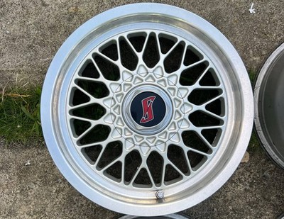 JDM Rare discontinued R31 Skyline genuine option BBS RG028 15x6.5J+25 P (No Tires) - Image 5