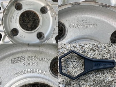 JDM Rare discontinued R31 Skyline genuine option BBS RG028 15x6.5J+25 P (No Tires) - Image 10