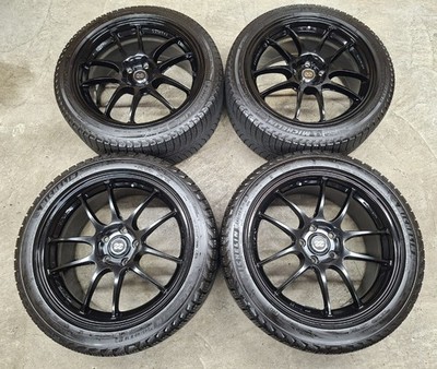 JDM Excellent Condition Enkei PF01 wheels and tires for Subaru WRX STI (No Tires)