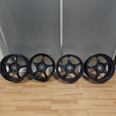 JDM 5ZIGEN FN01R-C 17x7J +42 114.3 5H 4-Wheel Set Repainted ZC33S ZC32S (No Tires)