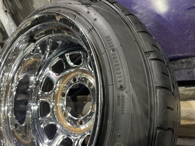 JDM Deep rim Daytona chrome wheels 154-Wheel Set 6 holes PCD 139.7 10J f (No Tires) - Image 10