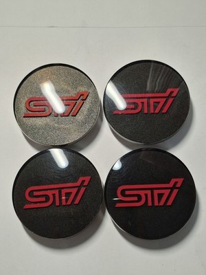JDM New CarSubaru STI Genuine Center Cap 4 Individual Set SUBARU Levor (No Tires)