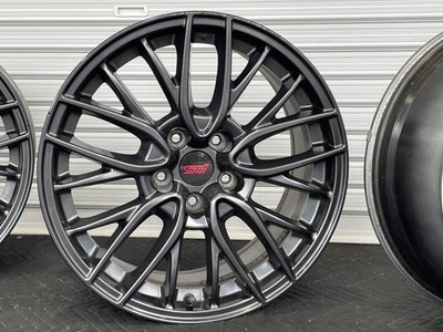 JDM VAB WRX STI 18 Subaru scratches and dirt present 114.3 5-hole Impr (No Tires) - Image 3