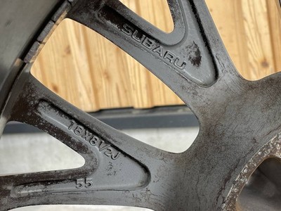 JDM VAB WRX STI 18 Subaru scratches and dirt present 114.3 5-hole Impr (No Tires) - Image 6