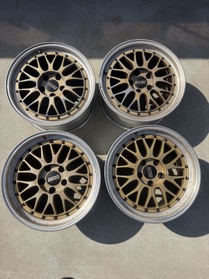 JDM BBS 17LM 071 072 8J+35 9J+35 4-Wheel Set 114.3 gold forging br BBS (No Tires)