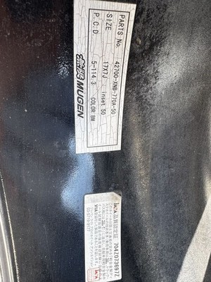 JDM Rare Size Nothing Limited MDA Aluminum Wheels with 17205/55R17 Tir (No Tires) - Image 5