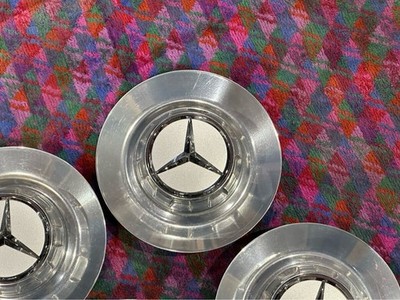 JDM Set of 4 Individual Center Caps Wheel Caps for Mercedes-Benz C63S (No Tires) - Image 2