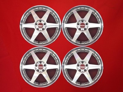 JDM AME SHALLEN SX Used Aluminum Wheels 4-Wheel Set 8J 19-inch PCD 114.3 5 (No Tires)