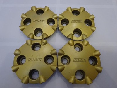 JDM i8 Fiat genuine wheel center cap 4 Individual gold FIAT (No Tires)