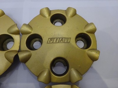 JDM i8 Fiat genuine wheel center cap 4 Individual gold FIAT (No Tires) - Image 5
