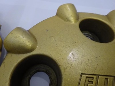 JDM i8 Fiat genuine wheel center cap 4 Individual gold FIAT (No Tires) - Image 7