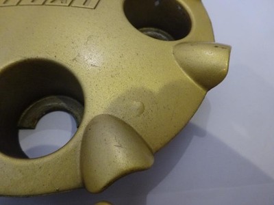 JDM i8 Fiat genuine wheel center cap 4 Individual gold FIAT (No Tires) - Image 8