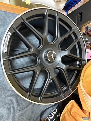 JDM Genuine Mercedes-Benz AMG Wheel Center Caps Set of 4 Individual (No Tires) - Image 6