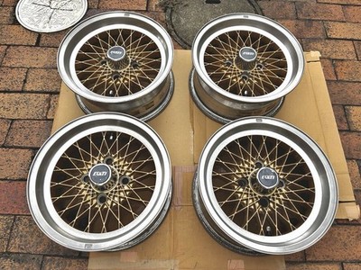 JDM ENKEI Mesh Wheels 14 PCD114.3 4H 6J+15 for classic cars like Silvi (No Tires)